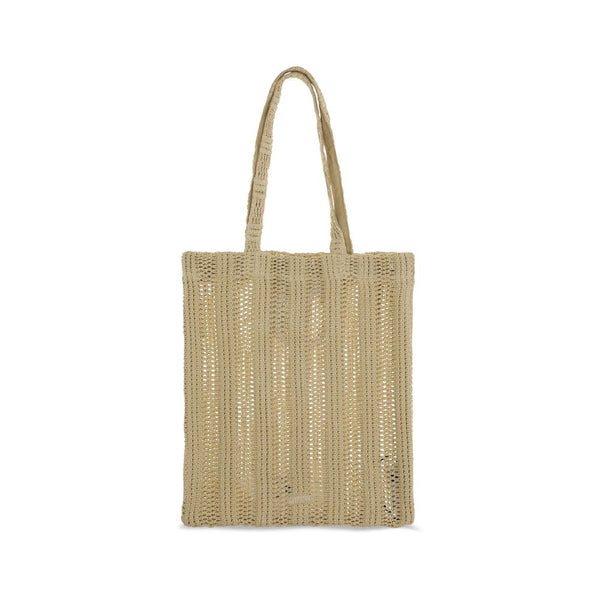PINKO - Beige Raffia Shoulder Bag