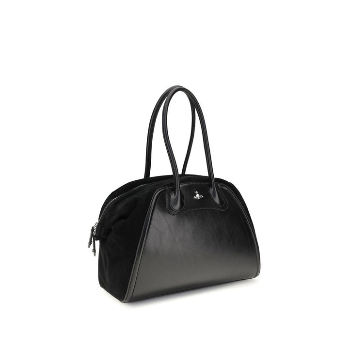 Vivienne Westwood - Black Calf Leather Bos Taurus Shoulder Bag