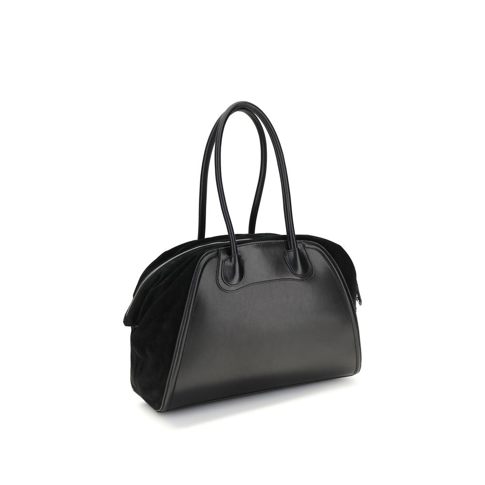Vivienne Westwood - Black Calf Leather Bos Taurus Shoulder Bag