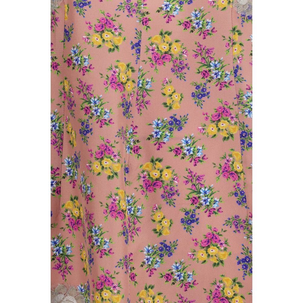 Dolce &amp; Gabbana Multicolor Silk Casual Dress