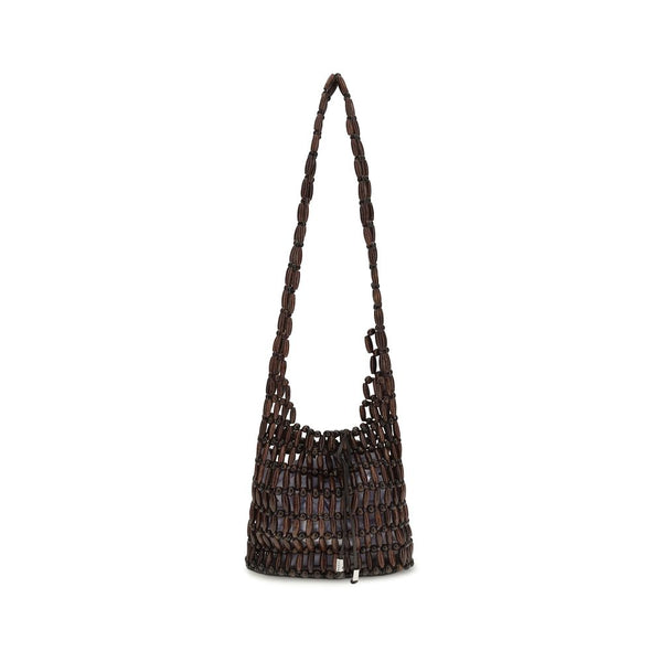 Staud - Brown Wood Shoulder Bag