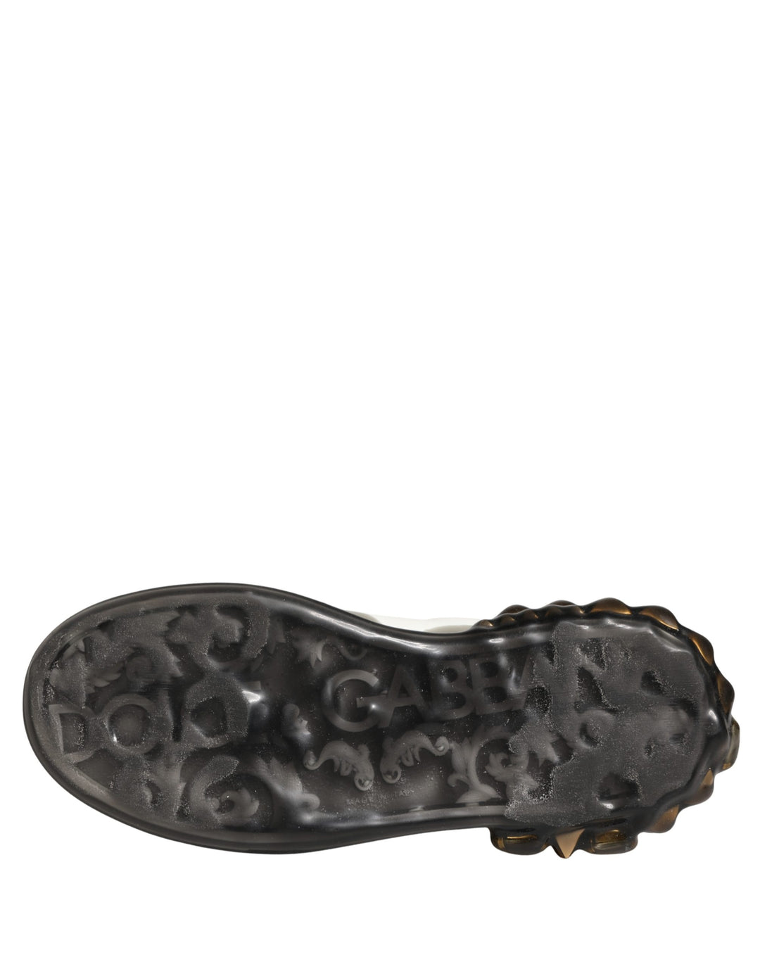 Dolce &amp; Gabbana Multicolor Crystal StuddedLOVE Sneakers Shoes