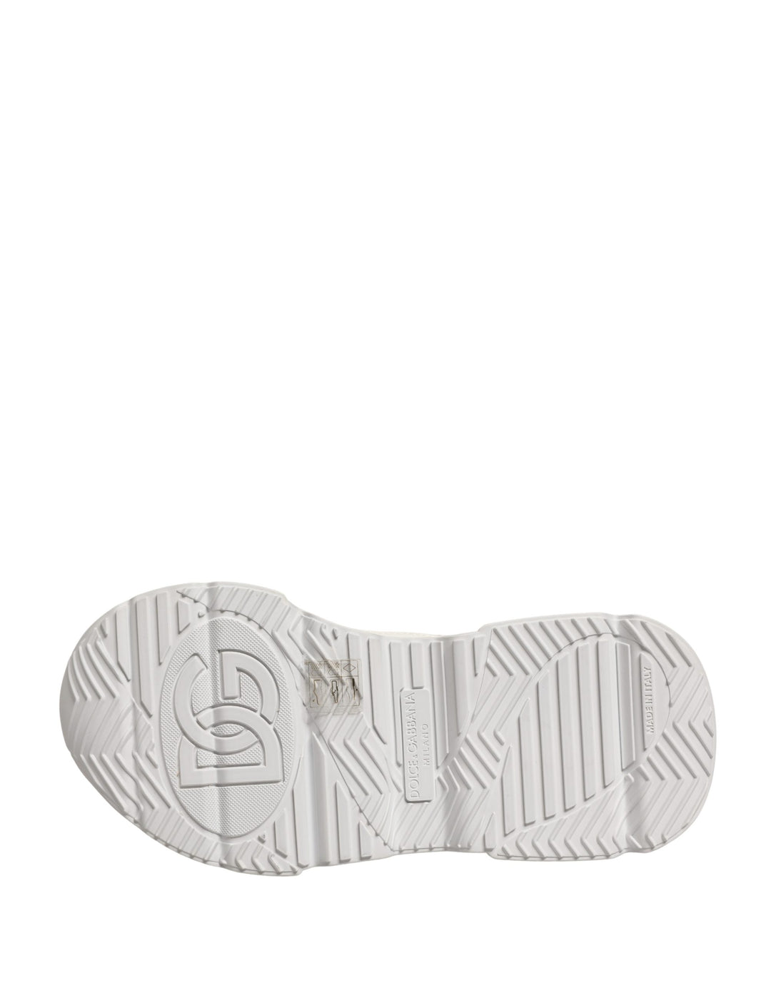 Dolce &amp; Gabbana White Leather Daymaster Low Top Sneakers Shoes