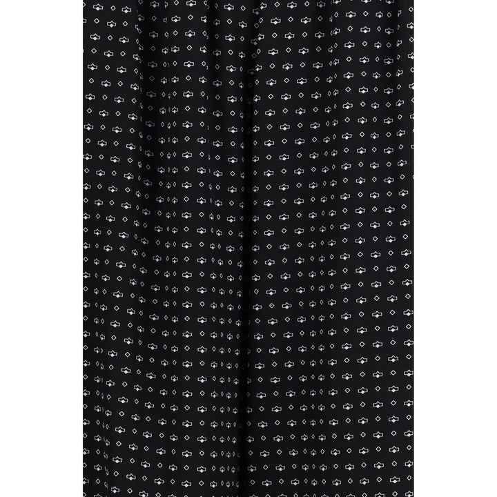 Ermanno Scervino Black Silk Casual Pants