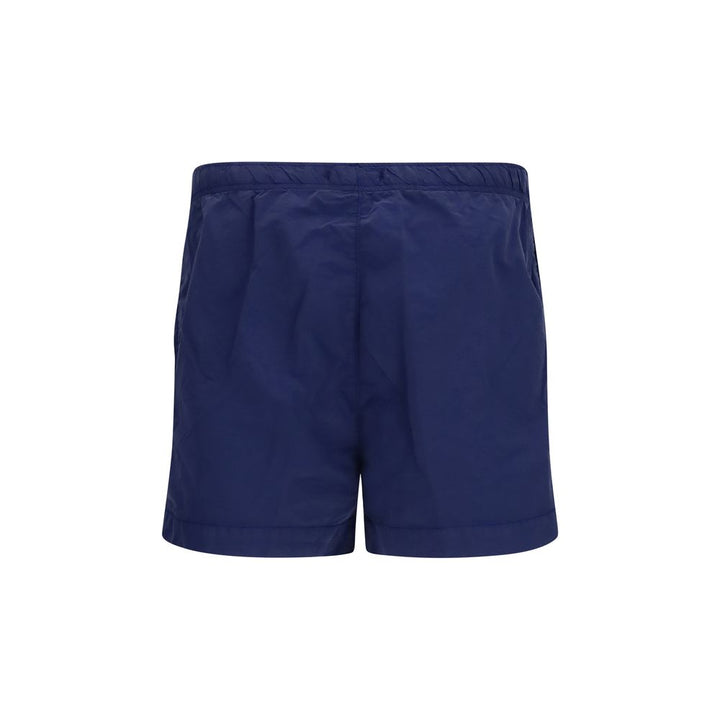 C.P. Company Blue Nylon Shorts