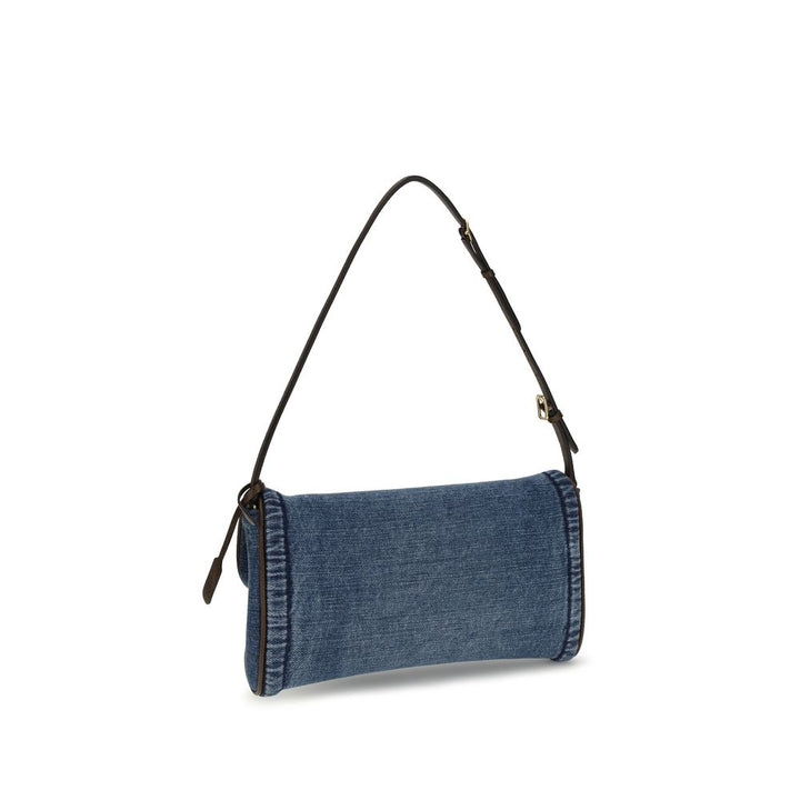 Valentino Garavani - Blue Cotton Shoulder Bag