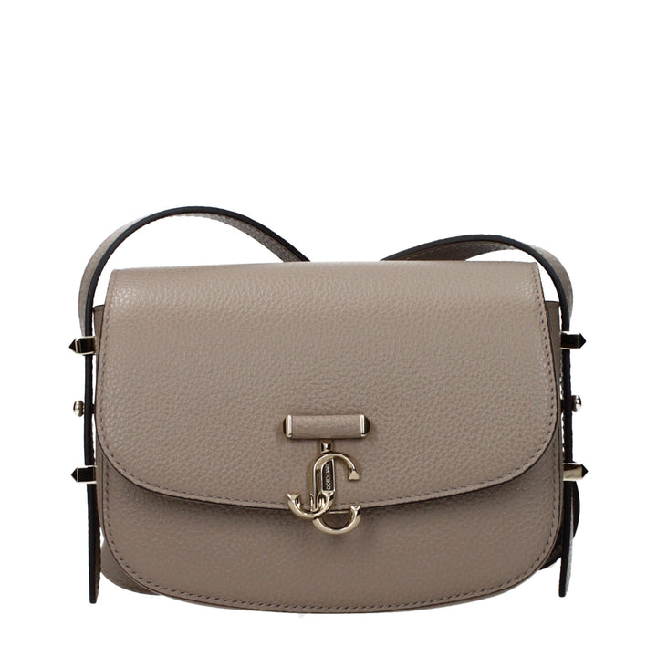 Jimmy Choo - Gray Leather Crossbody Bag