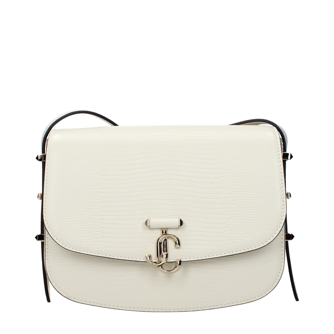Jimmy Choo - White Leather Crossbody Bag