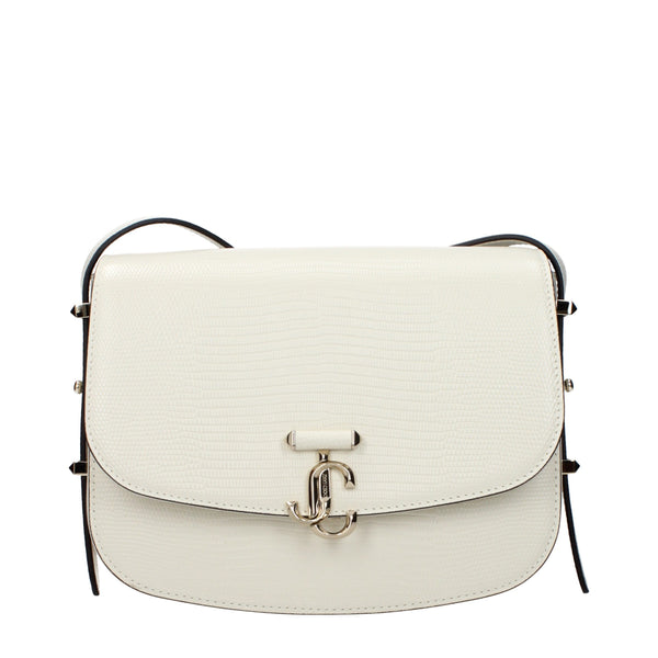 Jimmy Choo - White Leather Crossbody Bag