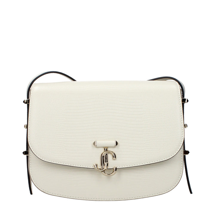 Jimmy Choo - White Leather Crossbody Bag
