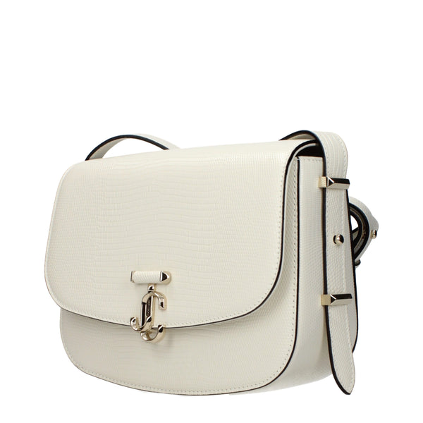 Jimmy Choo - White Leather Crossbody Bag