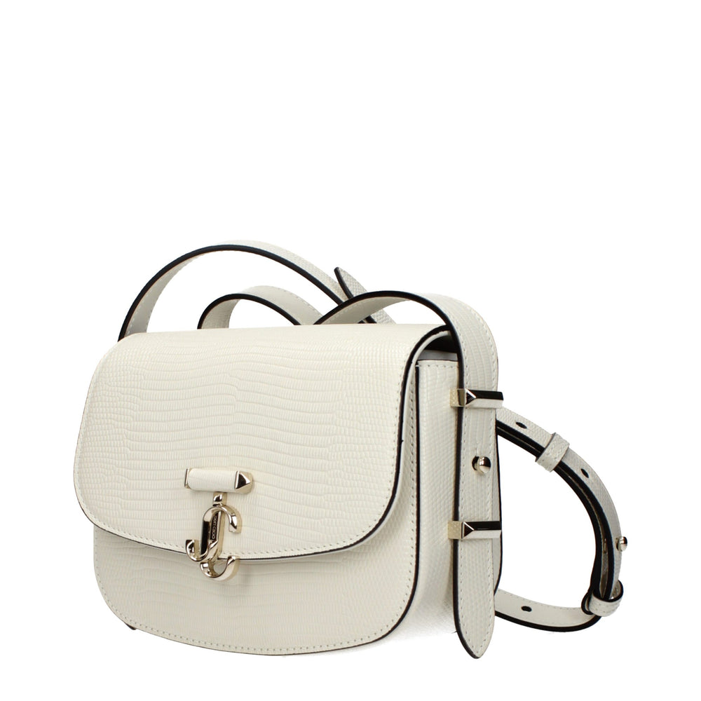 Jimmy Choo - White Leather Shoulder Bag