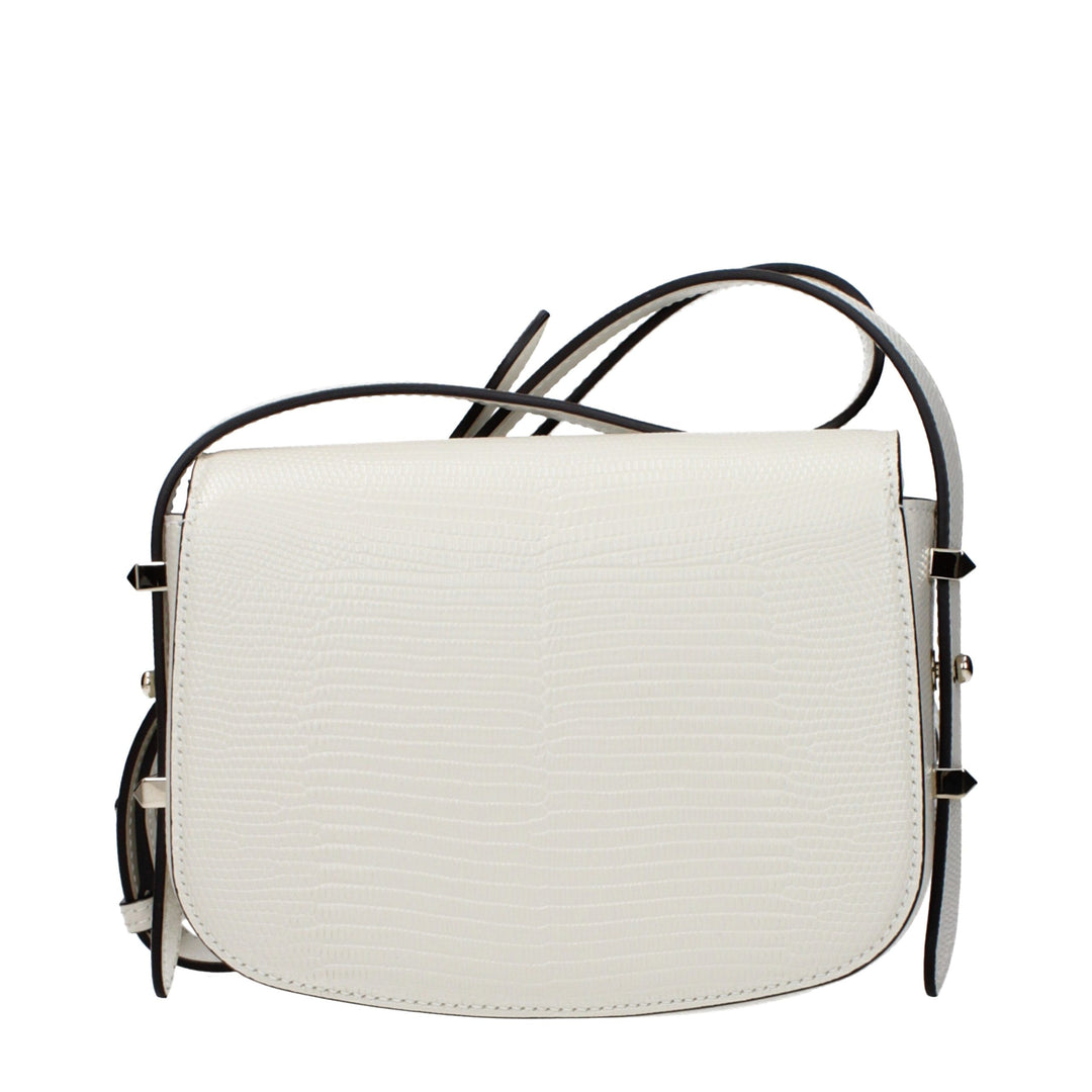 Jimmy Choo - White Leather Shoulder Bag