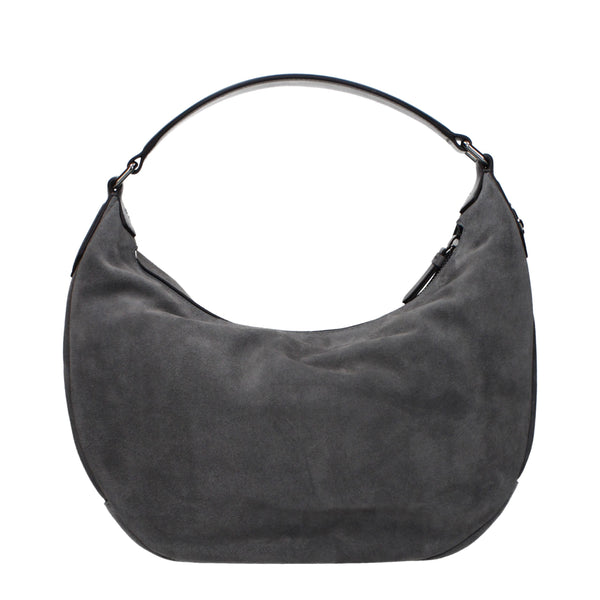 Jimmy Choo - Gray Leather Shoulder Bag