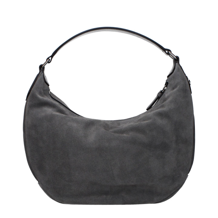 Jimmy Choo - Gray Leather Shoulder Bag