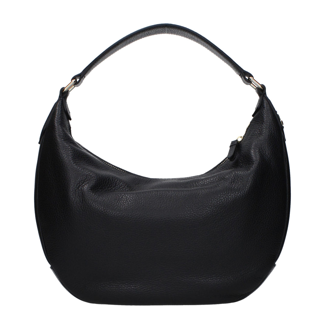 Jimmy Choo - Black Leather Shoulder Bag