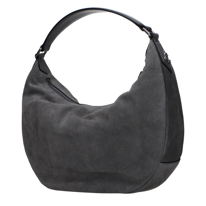 Jimmy Choo - Gray Leather Shoulder Bag