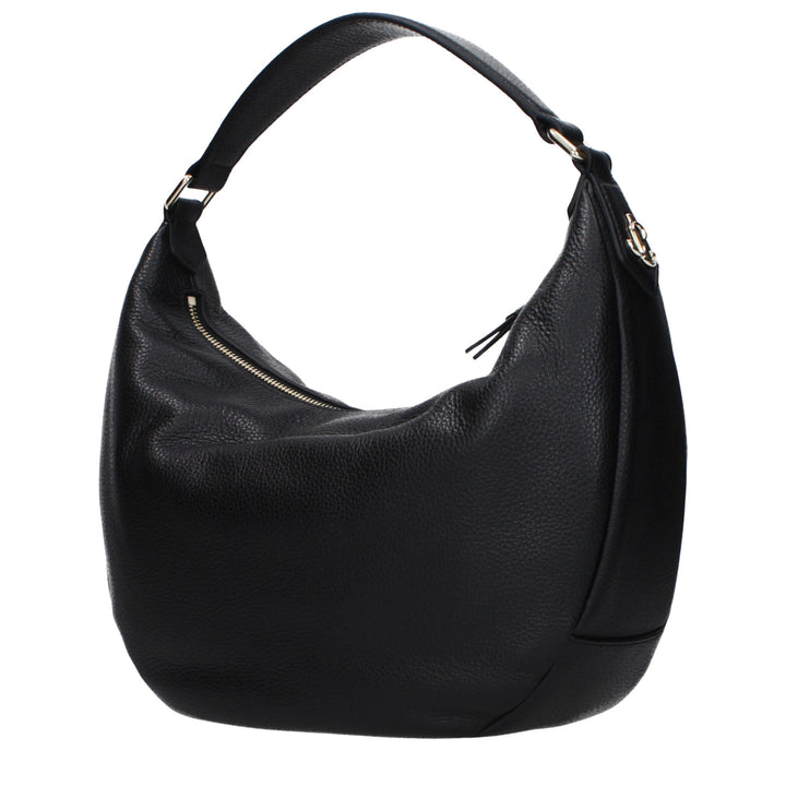 Jimmy Choo - Black Leather Shoulder Bag
