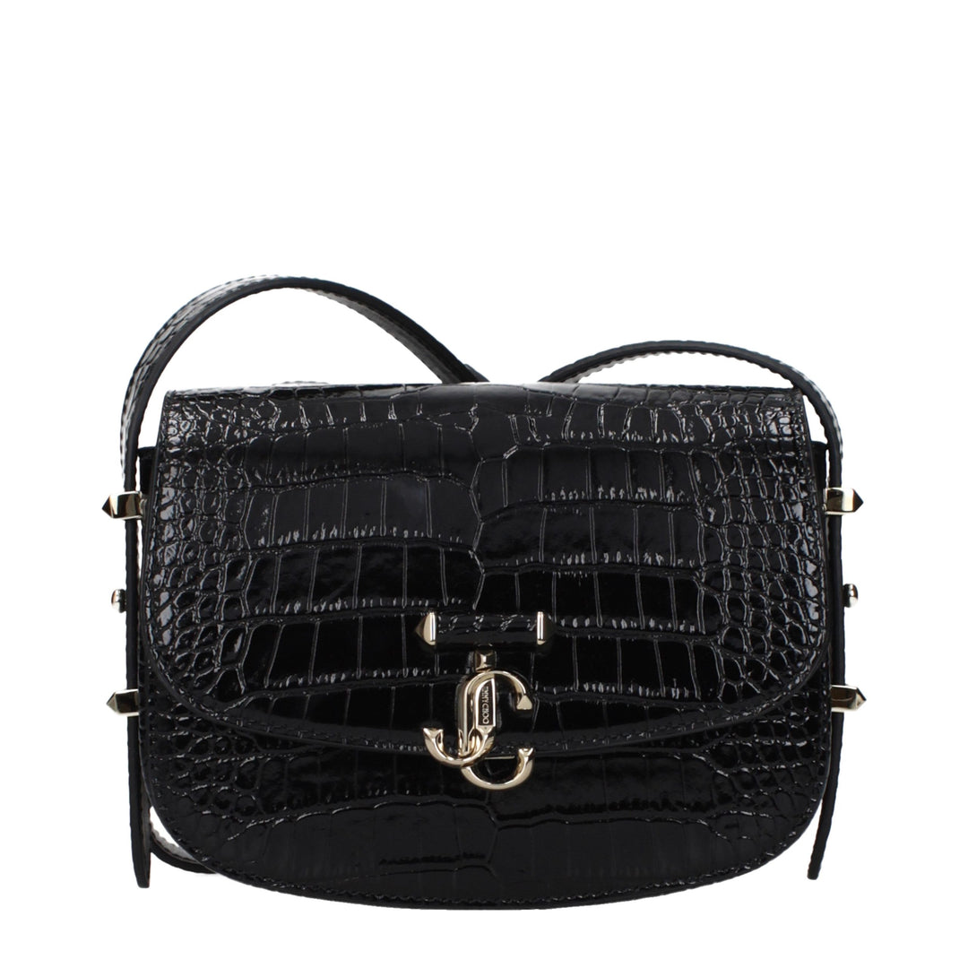 Jimmy Choo - Black Leather Crossbody Bag