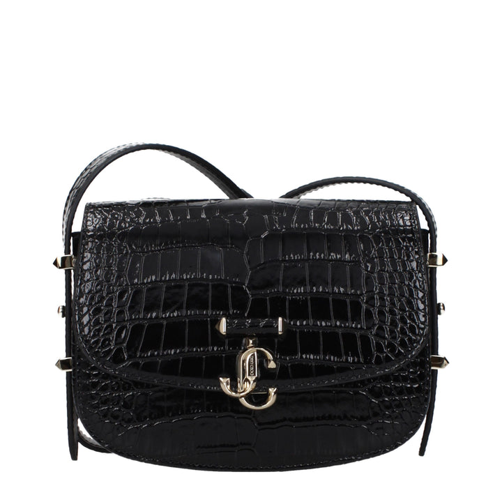 Jimmy Choo - Black Leather Crossbody Bag