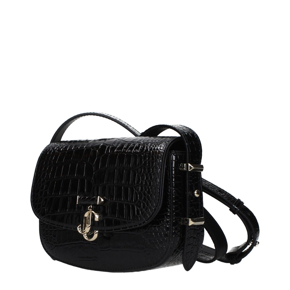 Jimmy Choo - Black Leather Crossbody Bag