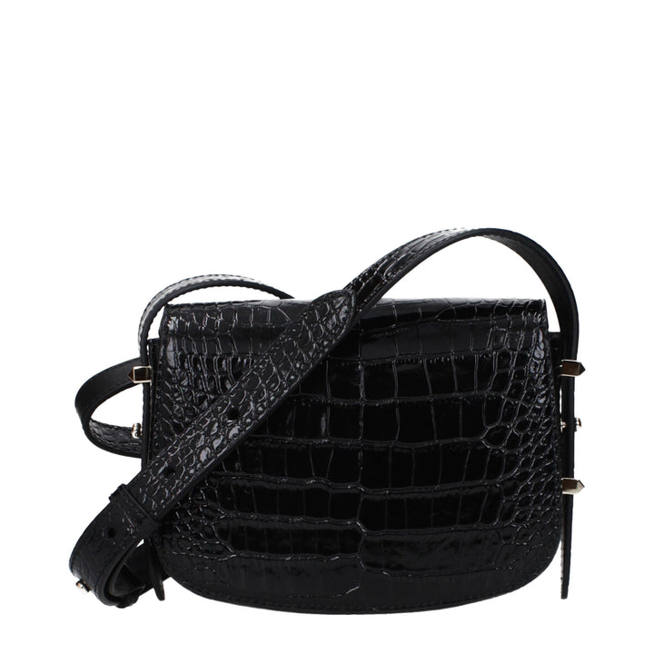 Jimmy Choo - Black Leather Crossbody Bag