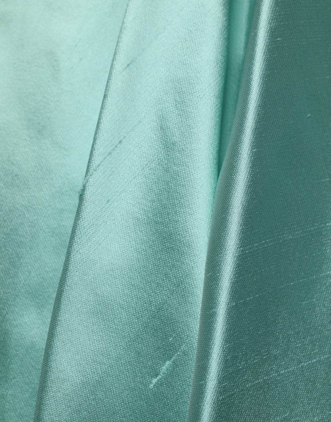 Dolce &amp; Gabbana Green Satin High-Waisted Pleated A-line Midi Skirt