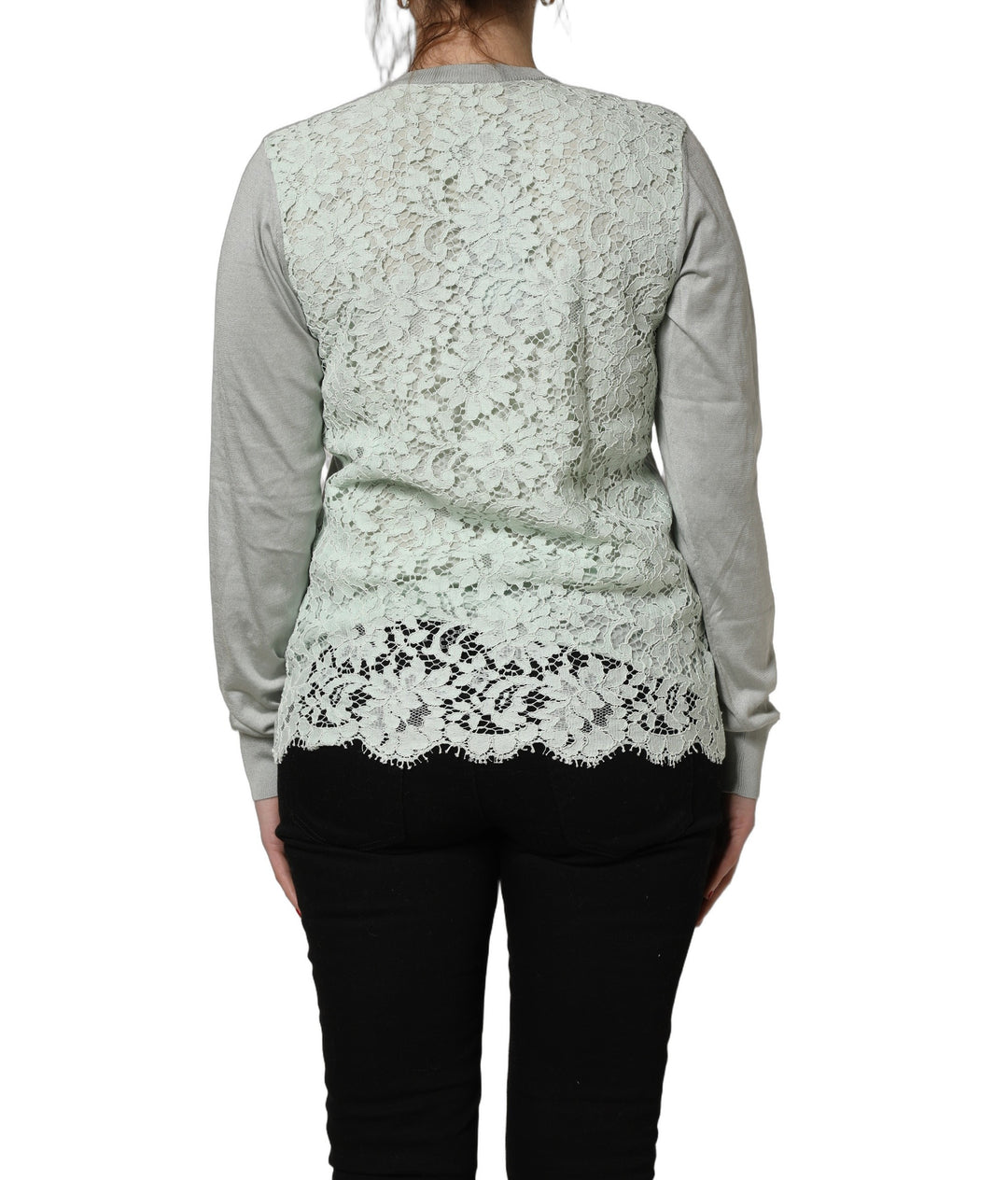 Dolce &amp; Gabbana Green ButtonDown LongSleeve Cardigan Sweater