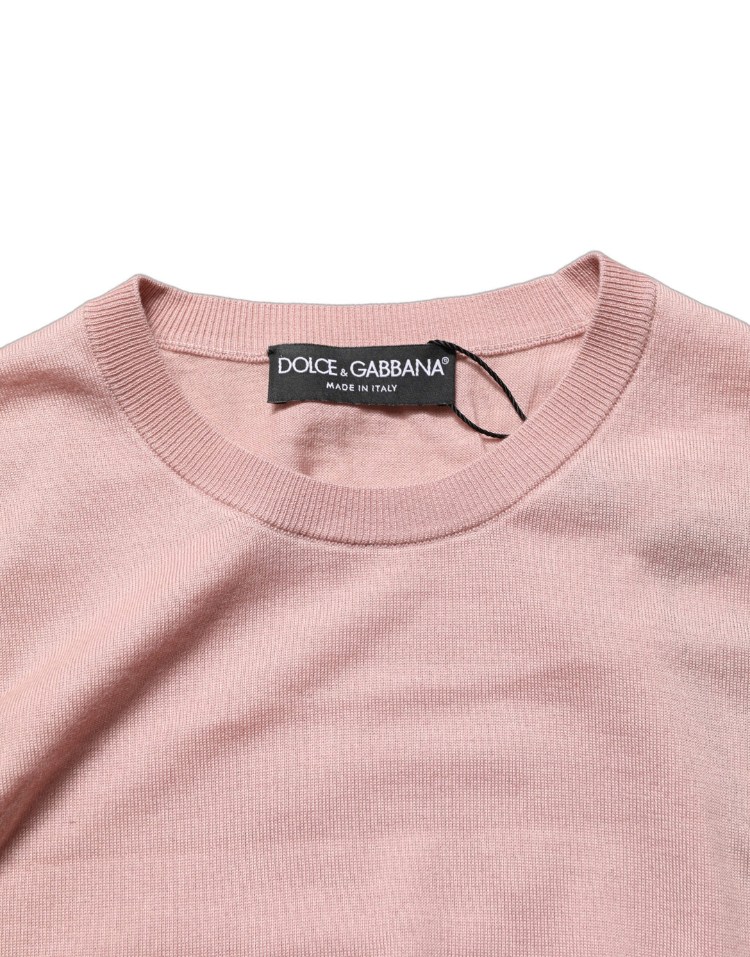Dolce &amp; Gabbana Pink Sleeveless Cashmere Knitted Tank Top