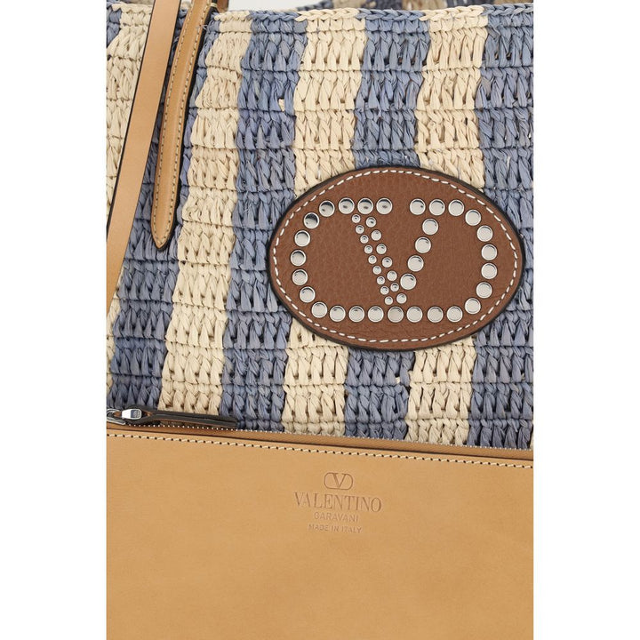 Valentino Garavani - Multicolor Raffia Backet Bag