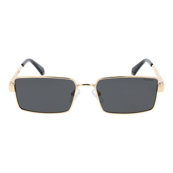 Polaroid Gold Metal Sunglasses
