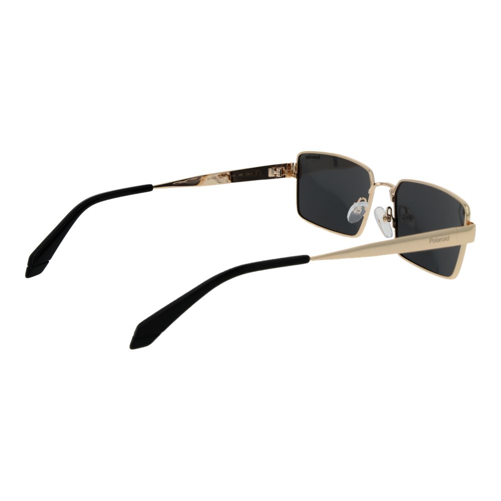 Polaroid Gold Metal Sunglasses