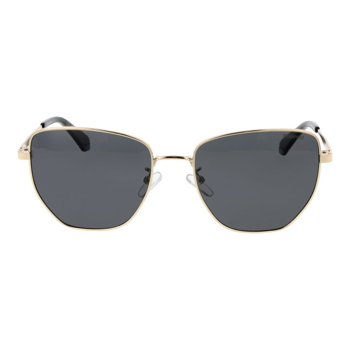 Polaroid Gold Metal Sunglasses