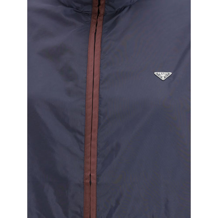Prada Blue Polyamide Shell Jacket
