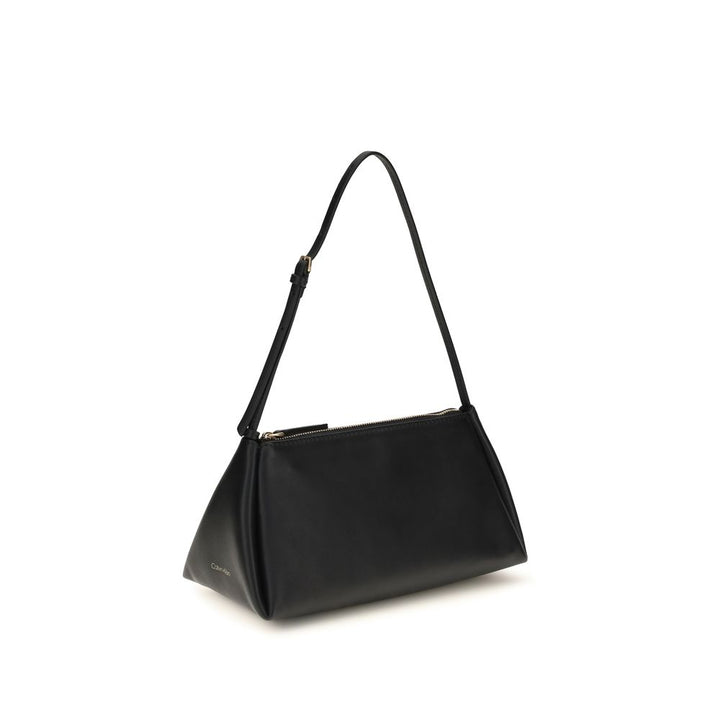 Calvin Klein - Black Calf Leather Bos Taurus Handbag