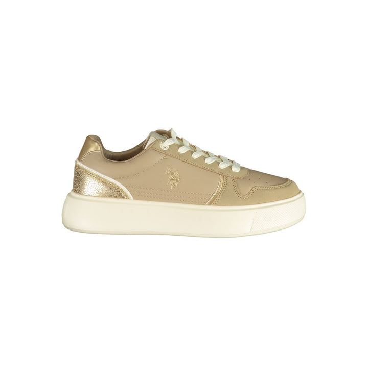 U.S. POLO ASSN. Beige Polyurethane Women&