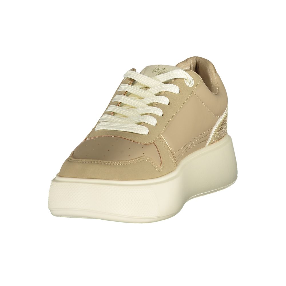 U.S. POLO ASSN. Beige Polyurethane Women&