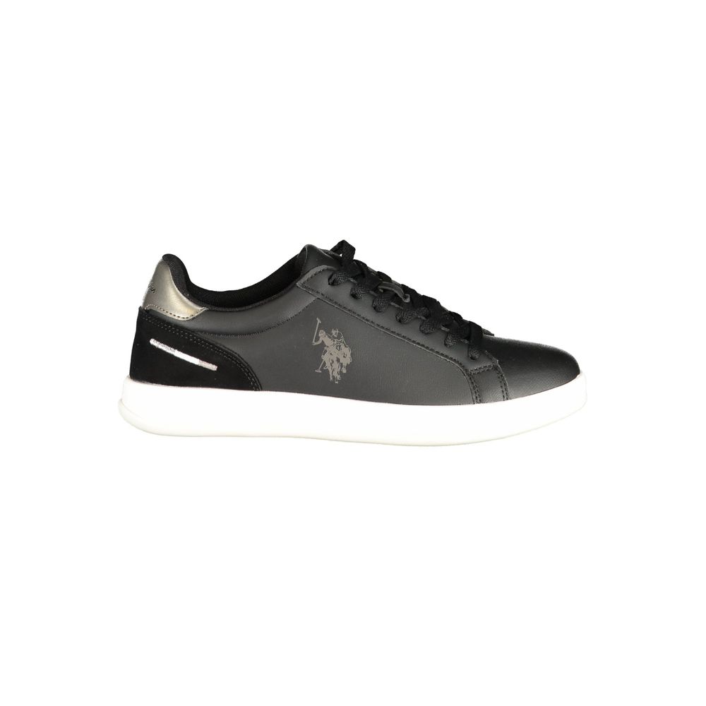 U.S. POLO ASSN. Black Polyurethane Women&
