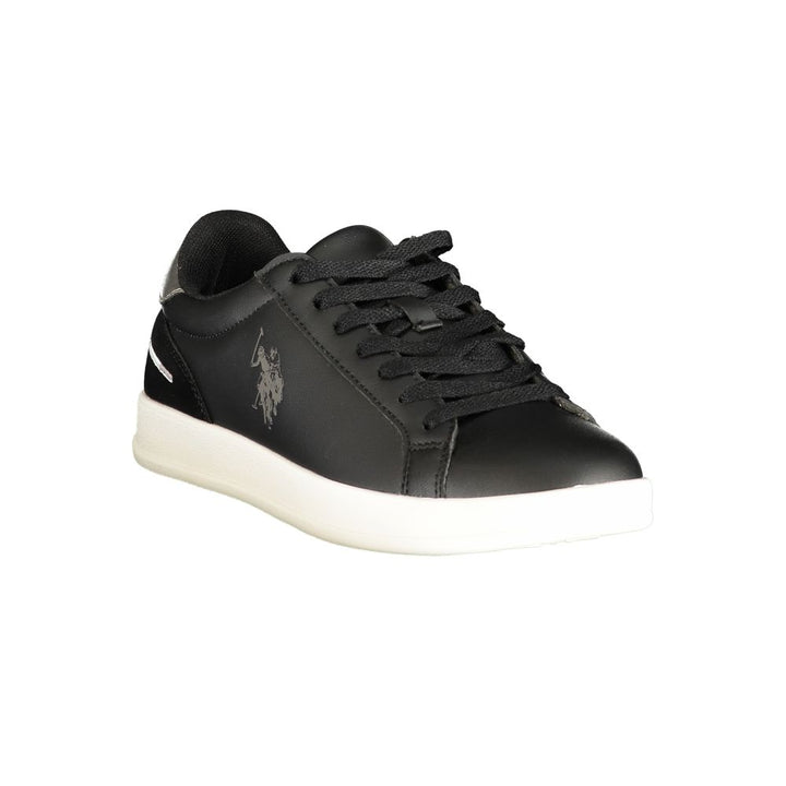 U.S. POLO ASSN. Black Polyurethane Women&