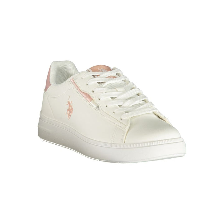 U.S. POLO ASSN. White Polyurethane Women&