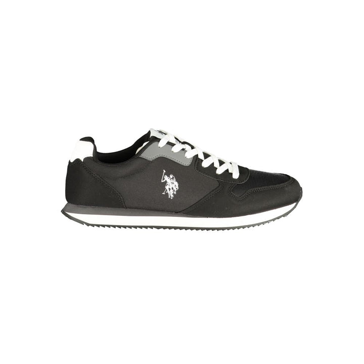U.S. POLO ASSN. Black Polyurethane Men&