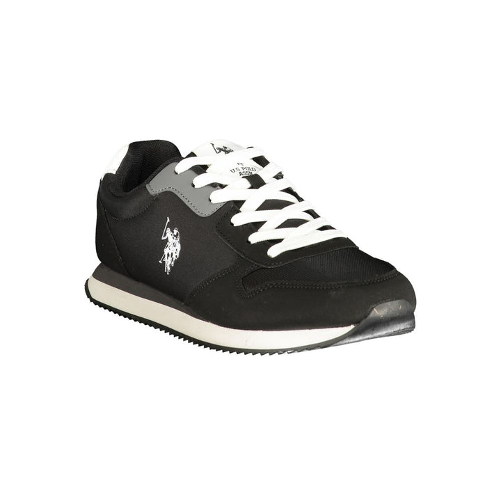 U.S. POLO ASSN. Black Polyurethane Men&