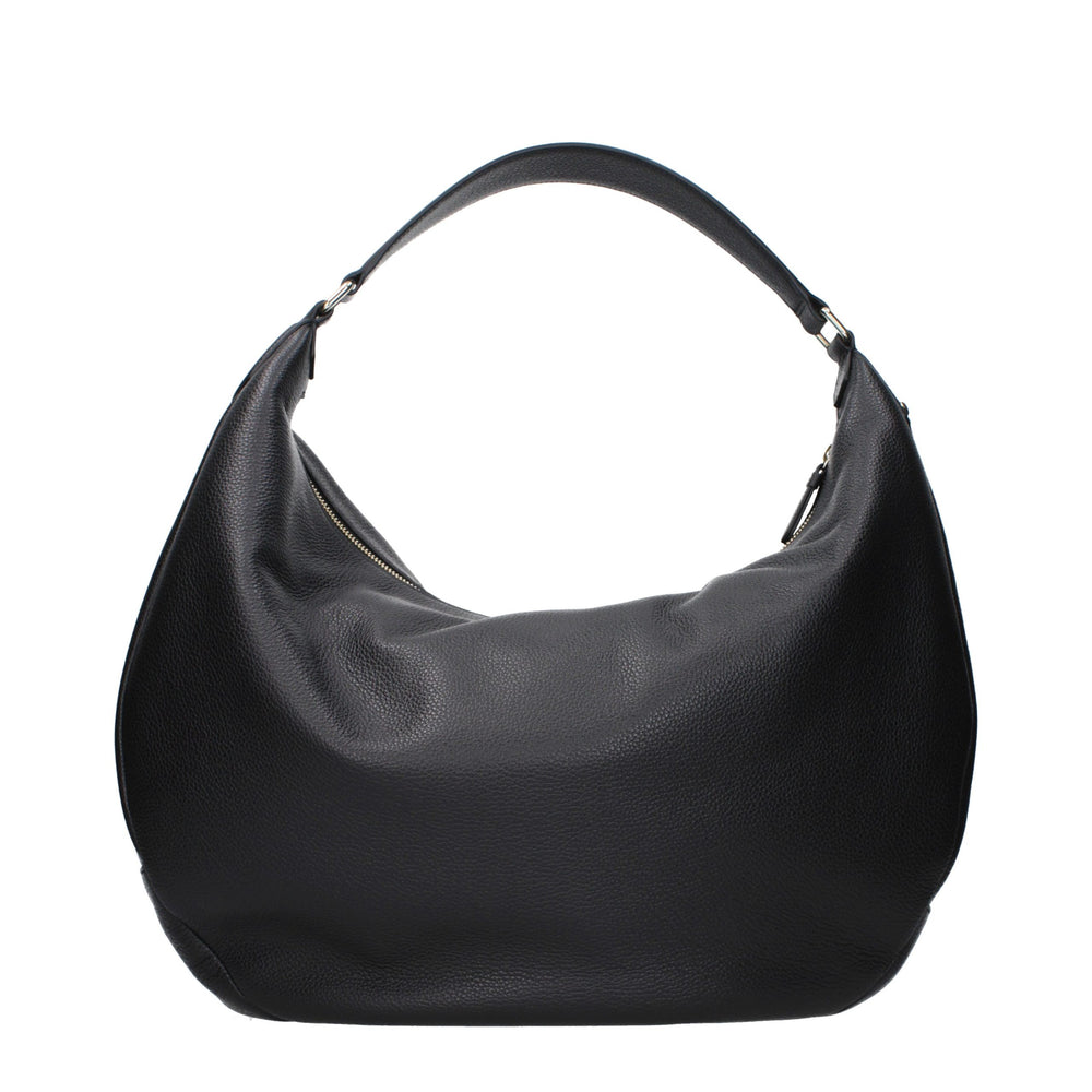 Jimmy Choo - Black Leather Shoulder Bag