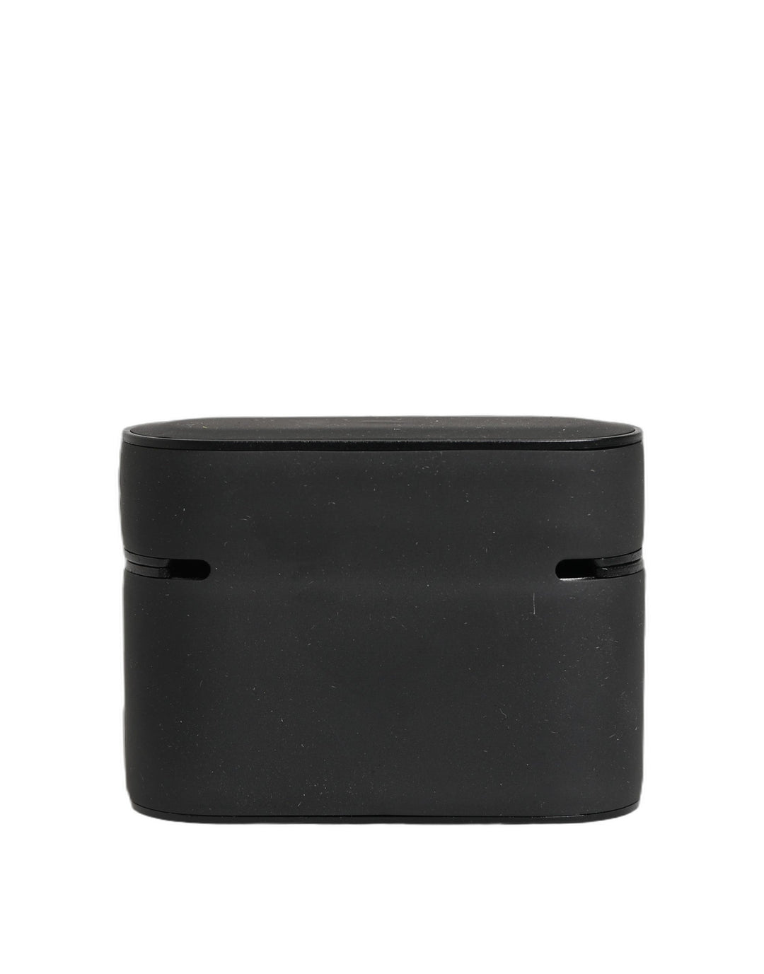 Dolce &amp; Gabbana Case Black PVC Embossed Logo Flip Holder Women Airpods