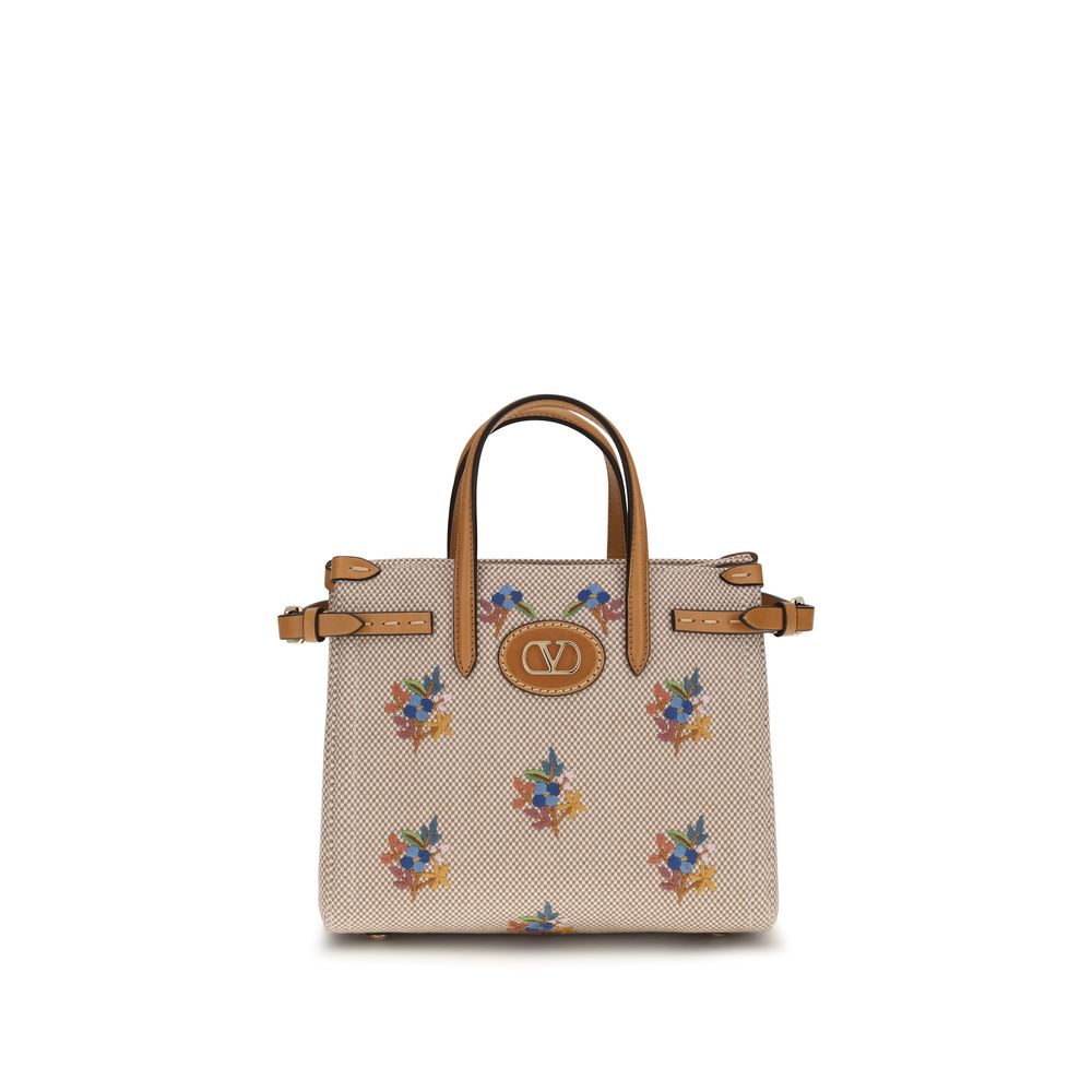 Valentino Garavani - Beige Cotton Handbag