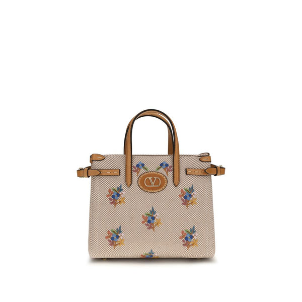 Valentino Garavani - Beige Cotton Handbag