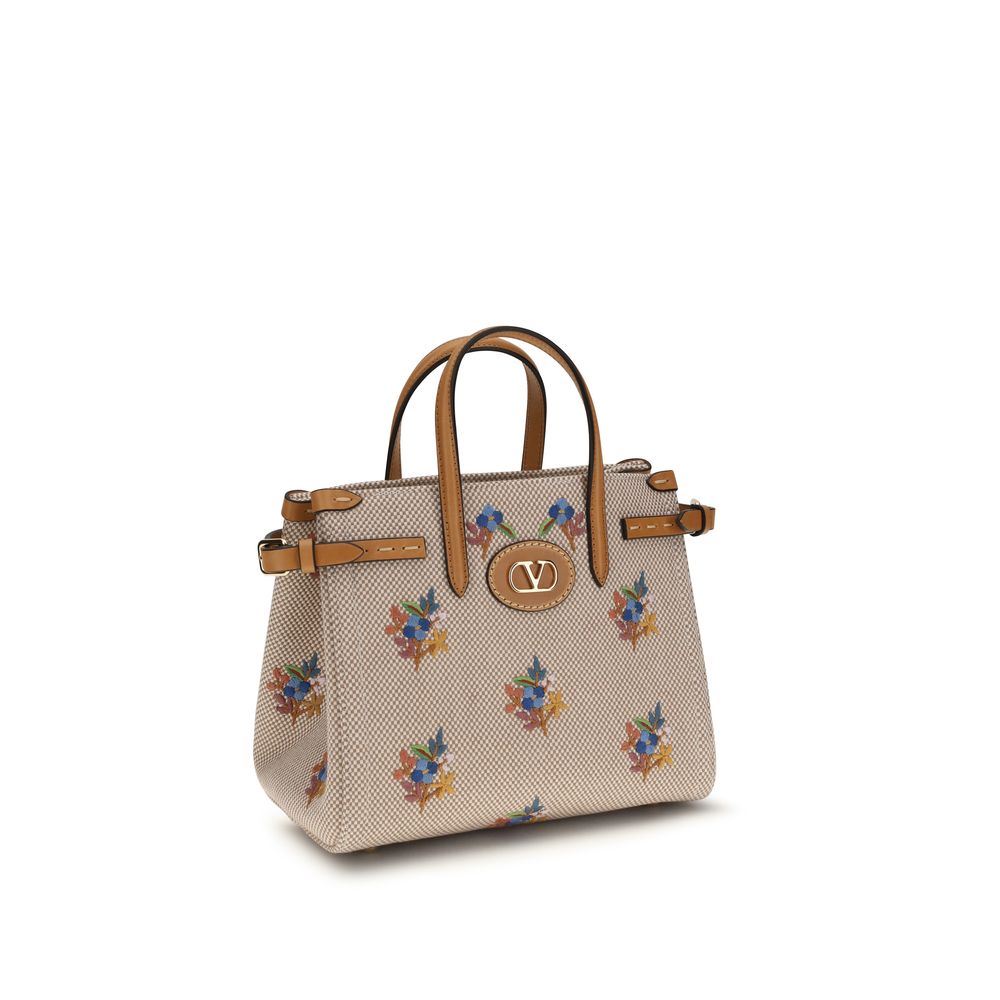Valentino Garavani - Beige Cotton Handbag