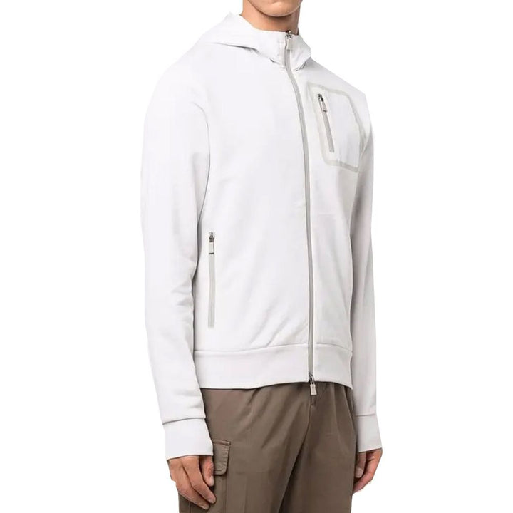 Herno Gray Cotton Sweatshirt