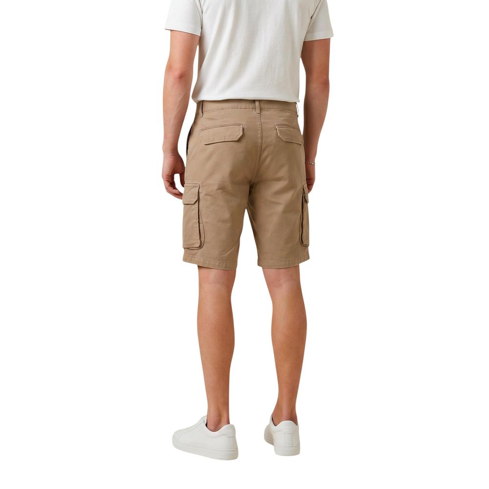 Lyle &amp; Scott Beige Cotton Bermuda Shorts