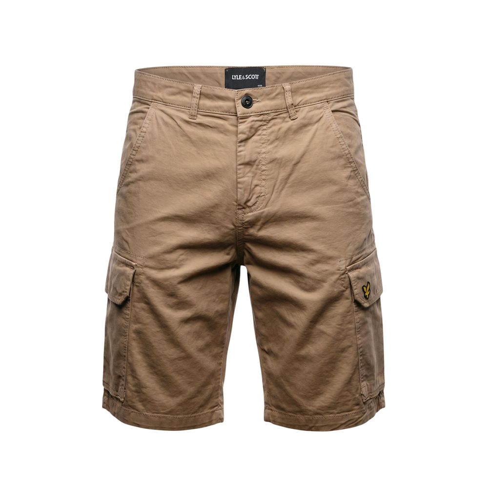 Lyle &amp; Scott Beige Cotton Bermuda Shorts